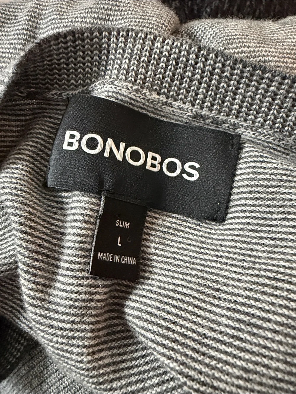 Bonobos Slim Fit Striped Sweater - sz L